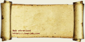 Anja Bzenić vizit kartica